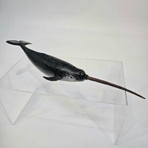 CollectA Narwhal Figure Realistic Sea Creature Ocean Animals Toy 10.5"